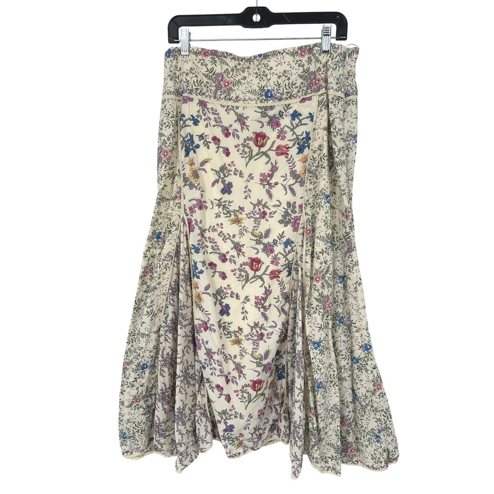 Principles Maxi Skirt Womens 14 Floral Boho Prairie Cottage Peasant Shabby Chic